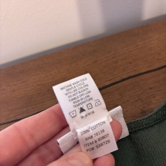 The Vermont Country Store Women’s S Corduroy Green Jumper Dress FLAWED - Picture 7 of 14